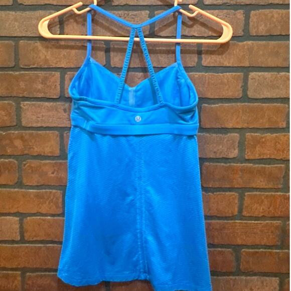 Lululemon Cornflower Blue Bend and Flow Tank Top (Size 2-4) - Picture 2 of 10